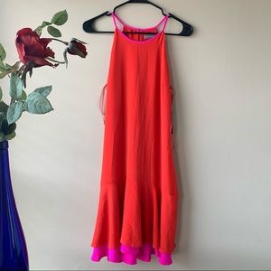 Vinca Camuto vibrant color knee length dress